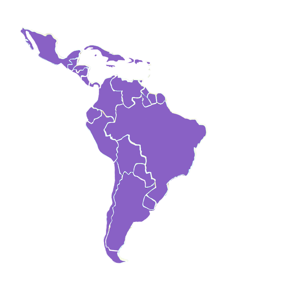 Mapa de Latinoamérica